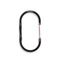 Barebones Living Wiregate Carabiner Large - Black, 3.5 Length, Black STC-618